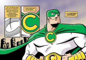 copyright checker super hero